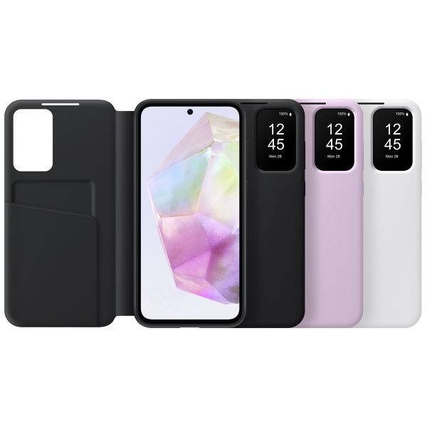Samsung Original Coque S View Samsung Galaxy A35 - White