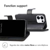 imoshion Étui de télephone portefeuille de luxe Oppo Reno 16 F - Noir
