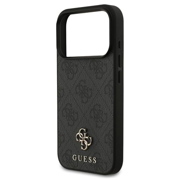 Guess Coque 4G Metal Logo MagSafe Apple iPhone 17 Pro - Noir