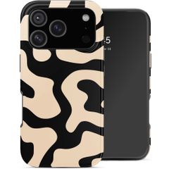 Selencia Coque arrière Vivid Apple iPhone 17 Pro - Art Wave Black