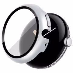 imoshion Coque rigide à couverture complète Google Pixel Watch / Watch 2 / Watch 3 / Watch 4 (41 mm) - Argent
