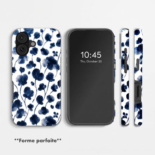 Selencia Coque arrière Vivid Apple iPhone 17 - Midnight Blossom