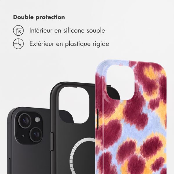 Selencia Coque arrière Vivid avec MagSafe Apple iPhone 15 - Rebel Crush
