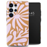 Selencia Coque arrière Vivid Samsung Galaxy S25 Ultra - Modern Bloom Pink