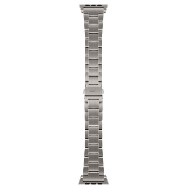 Uniq Bracelet Osta en acier avec maillons auto-ajustables Apple Watch | 44/45/46/49 mm - Titanium (Silver)