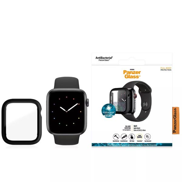 PanzerGlass Coque Full Body Apple Watch 4 / 5 / 6 / SE - 44 mm - Noir