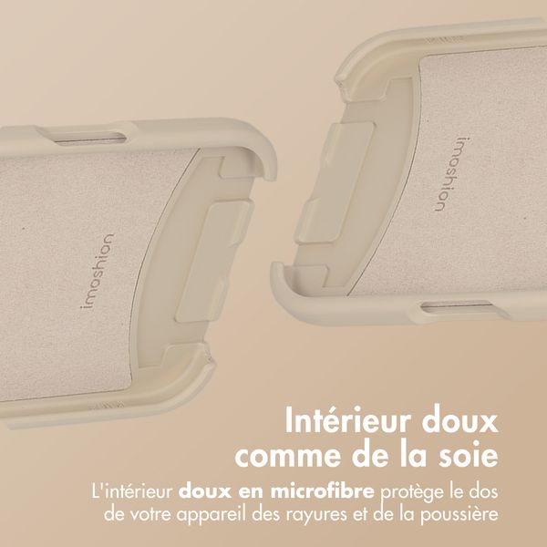 imoshion Coque arrière Color avec cordon amovible et MagSafe Apple iPhone 17 Pro - Nude