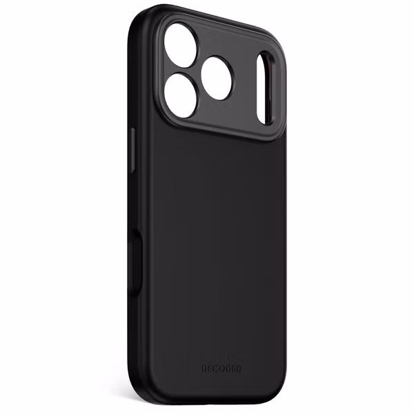 Decoded Coque en silicone MagSafe Apple iPhone 17 Pro - Phantom Black