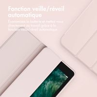 Accezz Coque tablette portefeuille Smart Silicone Apple iPad Air 13 pouces (2026) M4 / (2025) M3 / (2024) M2 - Rose