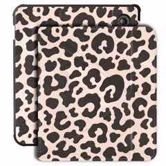 imoshion Étui de liseuse portefeuille design Pliable Kobo Libra Colour - Leopard