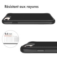 imoshion Rugged Hybrid Carbon Case Apple iPhone SE (2022 / 2020) / 8 / 7 - Noir