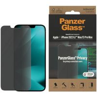PanzerGlass Protection d'écran Privacy en verre trempé Case Friendly Anti-Bacterial Apple iPhone 13 Pro Max / 14 Plus