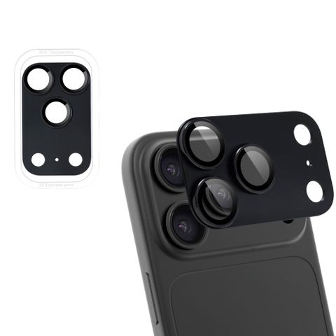 imoshion Protection caméra en verre lot de 2 Apple iPhone 18 Pro / 17 Pro - Noir