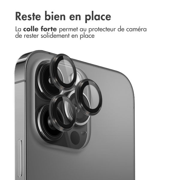 imoshion ﻿Lot de 2 protections d'objectif de caméra Apple iPhone 13 Pro / 13 Pro Max - Noir