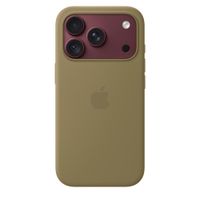 Apple Coque en silicone avec MagSafe Apple iPhone 18 Pro - Olive