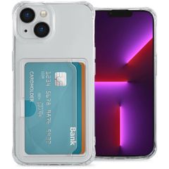 imoshion Coque silicone avec porte-cartes Apple iPhone 14 - Transparent