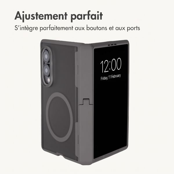 imoshion Color Guard avec MagSafe et support Samsung Galaxy Z Fold 8 - Gris