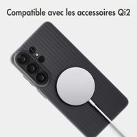 Accezz Coque arrière Lite avec MagSafe | Fluted | Samsung Galaxy S26 Ultra - Gris