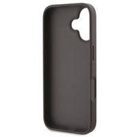 Guess Coque arrière Bottom Stripe 4G Apple iPhone 16 - Marron