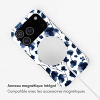 Selencia Coque arrière Vivid avec MagSafe Apple iPhone 18 Pro / 17 Pro - Midnight Blossom