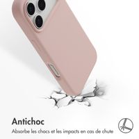 Accezz Coque Liquid Silicone avec MagSafe Apple iPhone 17 Pro - Rose