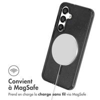 imoshion Coque Pailletée avec MagSafe Samsung Galaxy S24 - Glitter Noir