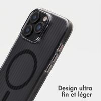 Accezz Coque arrière Lite avec MagSafe | Fluted | Apple iPhone 16 Pro Max - Noir