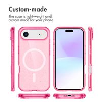 imoshion Coque Pailletée avec MagSafe Apple iPhone Air - Rose