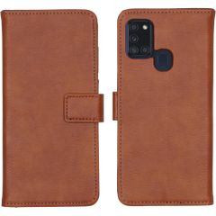 imoshion Étui de télephone portefeuille de luxe Samsung Galaxy A21s - Marron