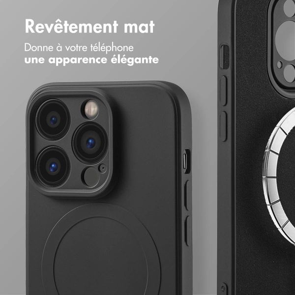 imoshion Coque Couleur avec MagSafe Apple iPhone 14 Pro Max - Noir