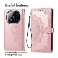 imoshion Etui de télephone Mandala Xiaomi Redmi Note 14 Pro (4G) - Rose Doré