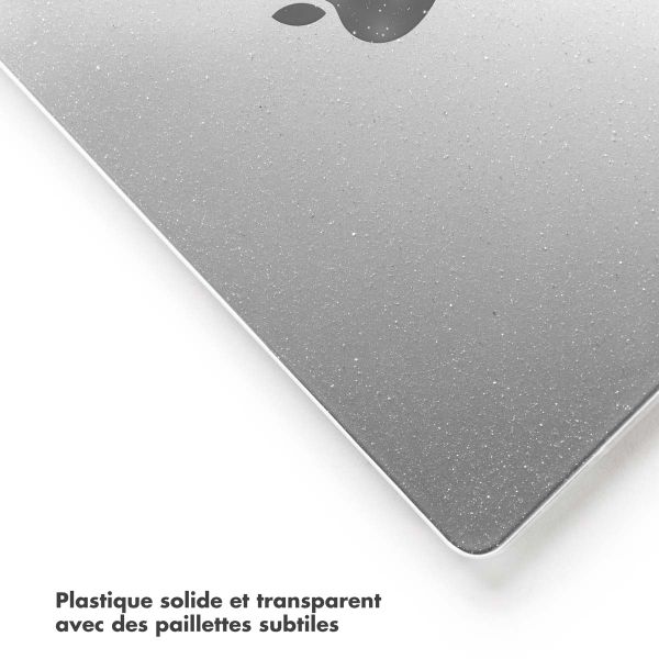 Selencia Coque Paillettes Apple MacBook Pro 16 pouces (2021 / 2023 M3 / 2024 M4 / 2026 M5) - Transparent