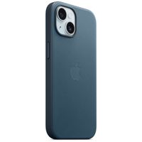 Apple Coque FineWoven MagSafe Apple iPhone 15 - Pacific Blue