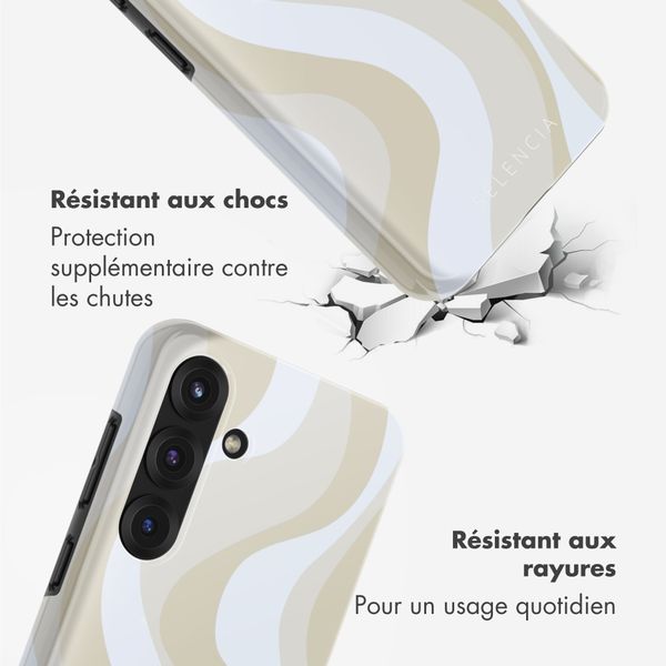 Selencia Coque arrière Vivid Samsung Galaxy S25 - Desert Waves Beige