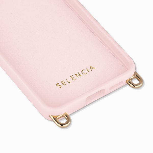 Selencia Coque arrière Rivièra avec MagSafe avec crochets amovibles Samsung Galaxy S25 / S24 - Sorbet Pink