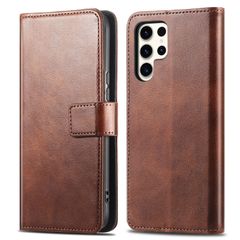 imoshion Étui de télephone portefeuille de luxe Samsung Galaxy S23 Ultra - Marron foncé