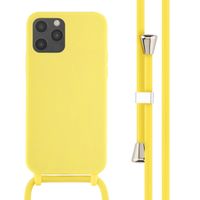 imoshion Coque en silicone avec cordon Apple iPhone 12 (Pro) - Jaune