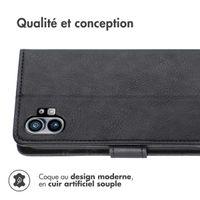 imoshion Étui de télephone portefeuille de luxe Nothing Phone (1) - Noir
