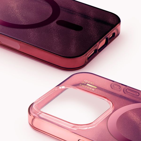 iDeal of Sweden Coque Clear MagSafe Apple iPhone 16 Pro - Cherry Lacquer