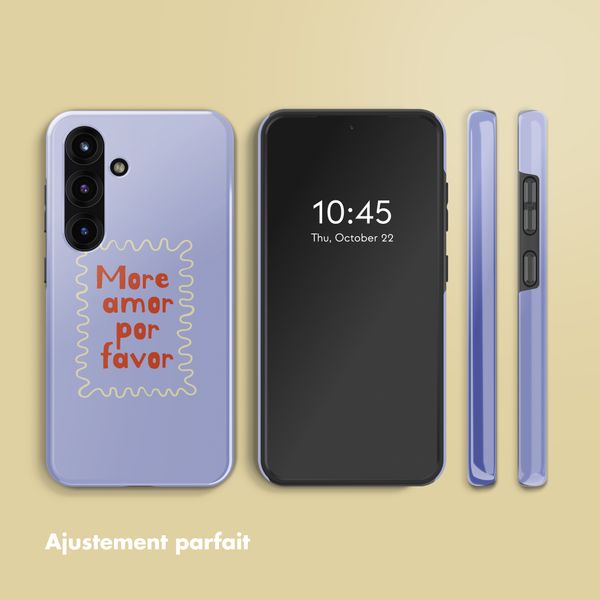 Selencia Coque arrière Vivid avec MagSafe Samsung Galaxy S25 - More Amor