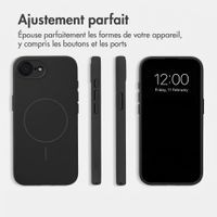 Accezz Coque Grip avec MagSafe Apple iPhone 17e / 16e - Noir