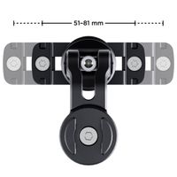 SP Connect Support de téléphone Brake Mount L SPC+ pour scooter / moto - Réservoir de liquide de frein - Noir