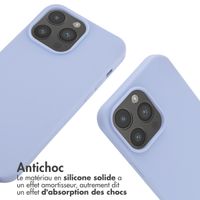 imoshion Coque en silicone avec cordon Apple iPhone 14 Pro Max - Violet