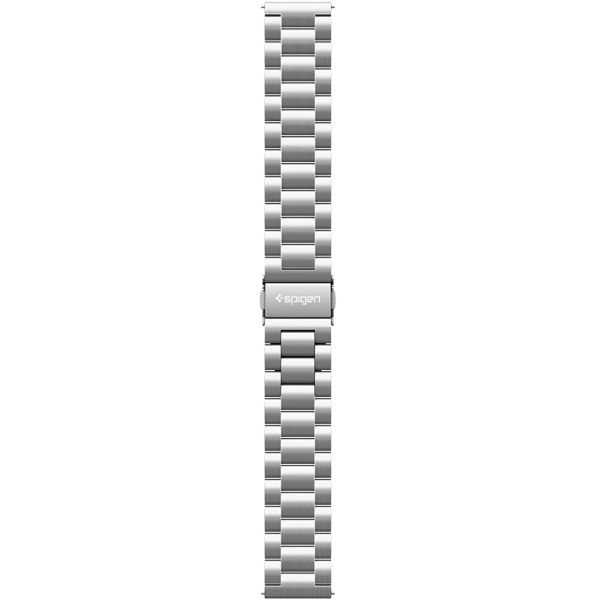 Spigen Bracelet Modern Fit en acier  - Connexion universelle 20 mm - Silver