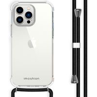 imoshion Coque arrière transparente avec cordon Apple iPhone 14 Pro Max - Noir