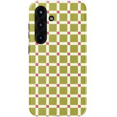 Selencia Coque arrière Vivid Samsung Galaxy S25 - Check This Olive