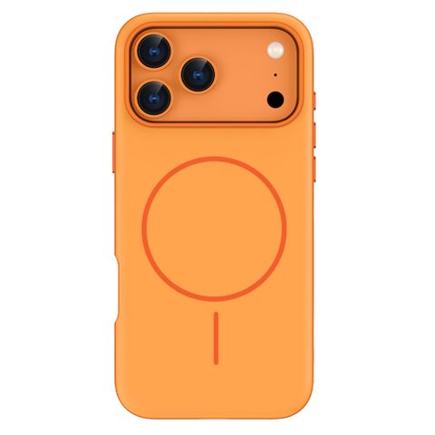 imoshion Coque arrière Color avec Thin MagSafe Ring Apple iPhone 17 Pro Max - Orange
