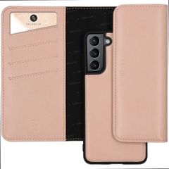 Selencia Pochette amovible en cuir végan Eny Samsung Galaxy S21 Plus - Rose