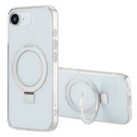 Accezz Coque Ring Stand avec MagSafe Apple iPhone 17e / 16e - Transparent
