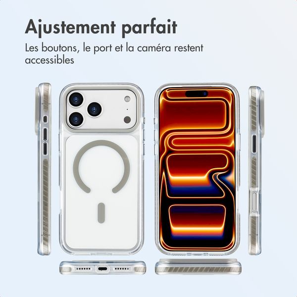 imoshion Coque Combat MagSafe Apple iPhone 17 Pro Max - Gris